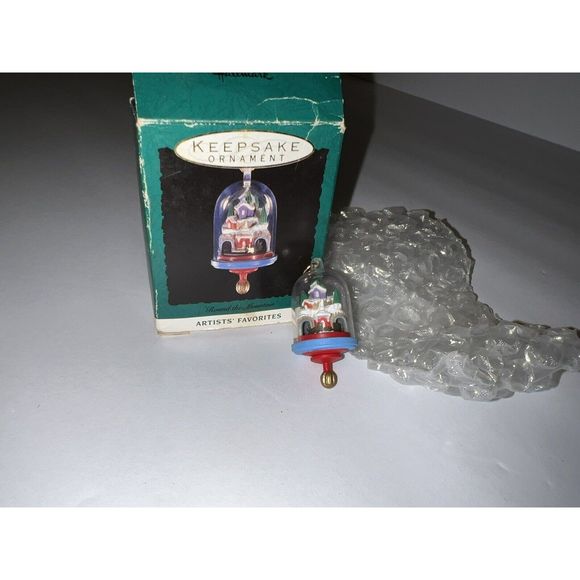 Round The Mountain`1993`Miniature-Turn Knob 2 See Train Travel,Hallmark Ornament - Picture 1 of 2